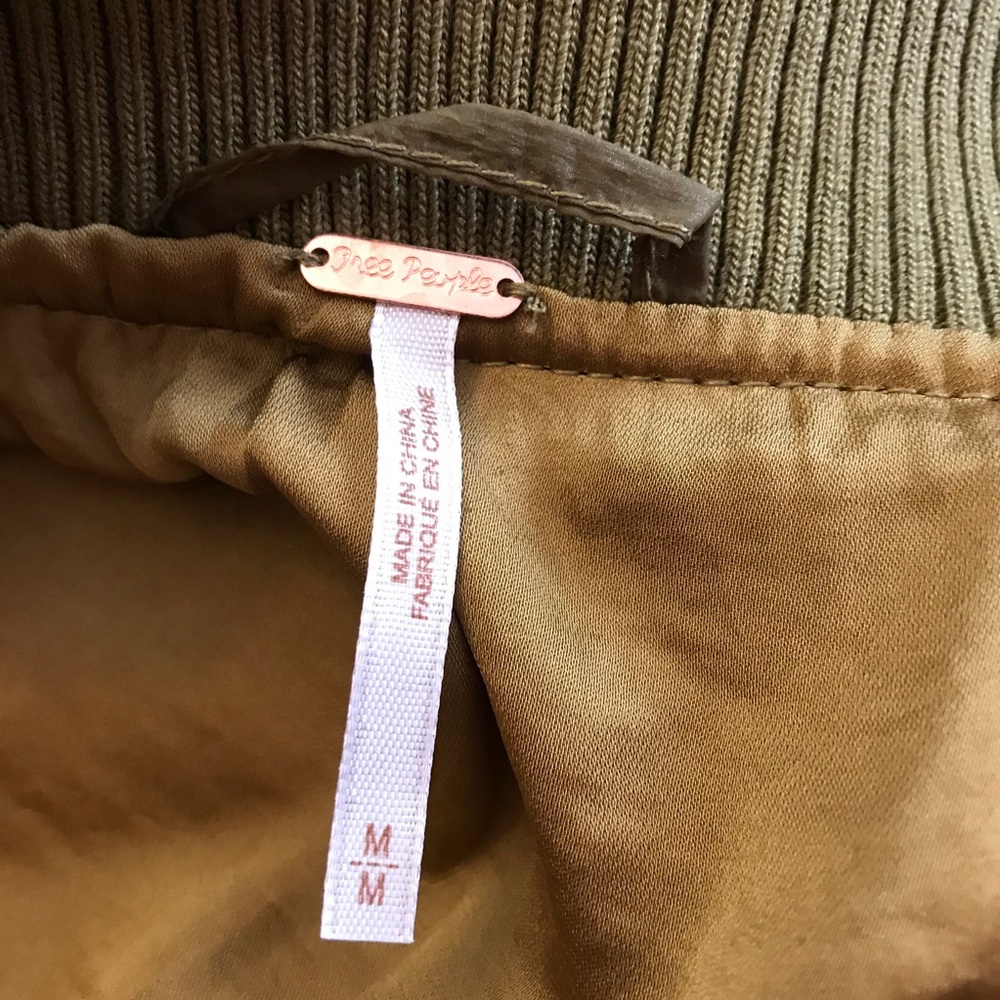 New Free People Easy Quilted Bomber 257 - Picture 5 of 6